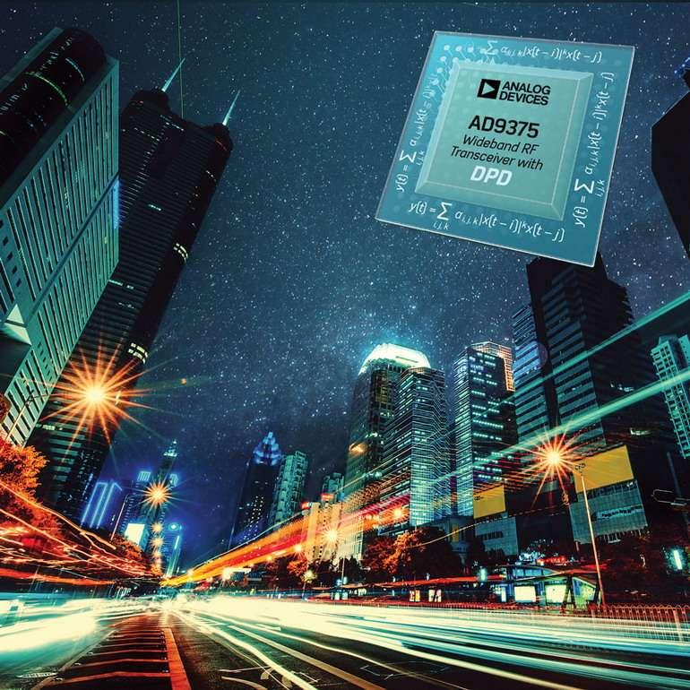 Analog Devices pose les bases de la migration de la 4G � la 5G  avec l�extension de son �cosyst�me de conception et de sa technologie sans fil RadioVerse�