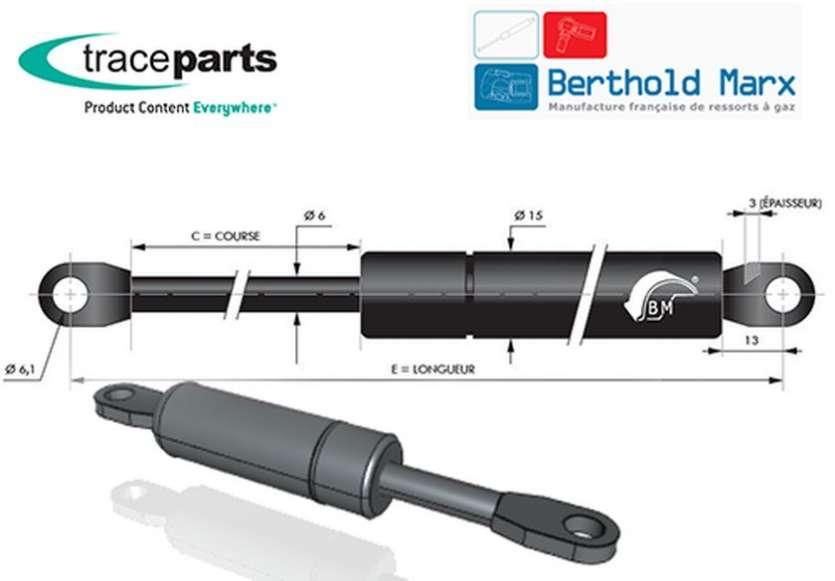 Berthold Marx publie ses mod�les CAO sur la plateforme TraceParts
