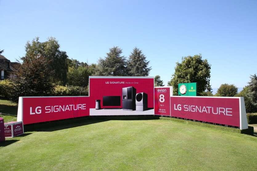 LG Signature sous les projecteurs � l'Evian Championship 2018