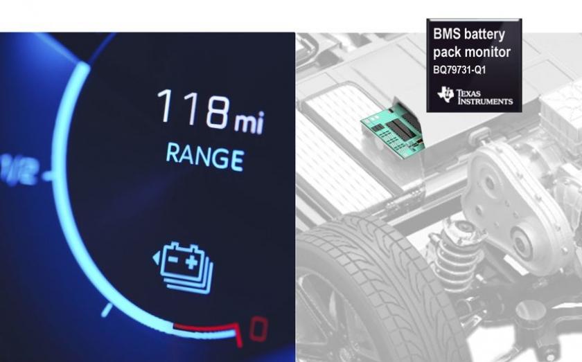Gr�ce � TI, les constructeurs automobiles maximisent l�autonomie de leurs v�hicules �lectriques en s�appuyant sur les moniteurs d��l�ments de batterie et de blocs batteries les plus pr�cis du march�