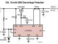 Circuit bloqueur de transitoires pour la protection des syst�mes �lectroniques contre les pics de surtension et de surintensit�, de 8�A