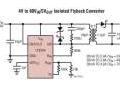 R�gulateur flyback, sans photocoupleur, monolithique, isol� � 100V, d�livrant jusqu�� 24W