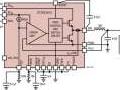 R�gulateur abaisseur, synchrone, � une seule r�sistance, rail-�-rail, courant entrant et sortant �5A, de 0V � 14,5V en sortie