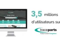 TraceParts atteint un nouveau record avec 3,5 millions d'utilisateurs enregistr�s